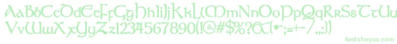 More about FAERIE Font FAERIE Font – Green Fonts on White Background