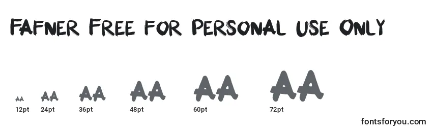 Fafner Free for personal use Only (126309) Font Sizes
