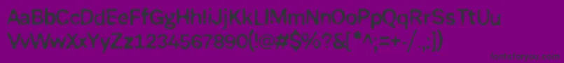 Шрифт FaggottPin Strada – чёрные шрифты на фиолетовом фоне