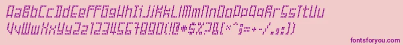 failed attempt Font – Purple Fonts on Pink Background
