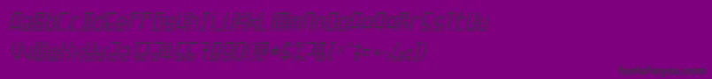 フォントFailed – 紫の背景に黒い文字