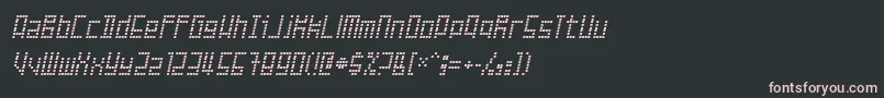 Шрифт Failed – розовые шрифты на чёрном фоне