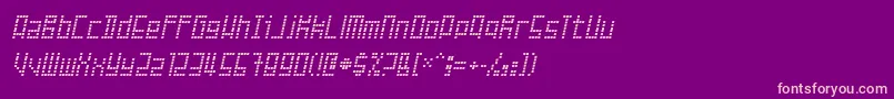 Failed Font – Pink Fonts on Purple Background