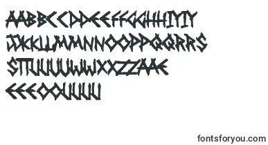 Falange Punk font – frisian Fonts