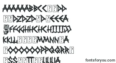 Falange Punk font – slovak Fonts