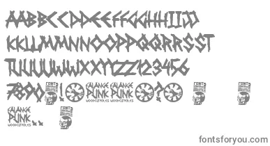 Falange Punk font – Gray Fonts