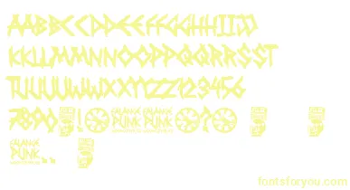 Falange Punk font – Yellow Fonts
