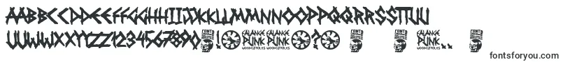 Шрифт Falange Punk – ужасные шрифты