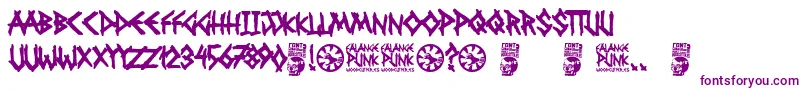 Falange Punk Font – Purple Fonts