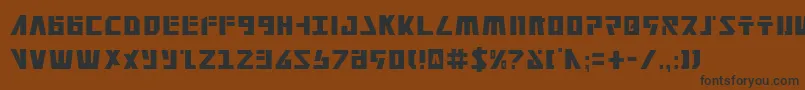 Falconv2c Font – Black Fonts on Brown Background