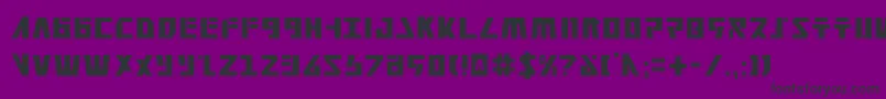 Falconv2c Font – Black Fonts on Purple Background