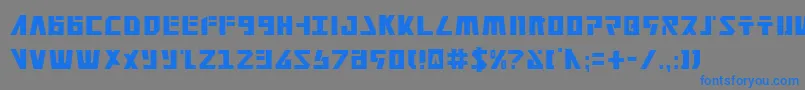 Falconv2c Font – Blue Fonts on Gray Background