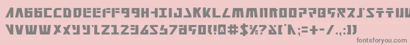 Falconv2c Font – Gray Fonts on Pink Background