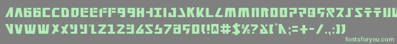 Falconv2c Font – Green Fonts on Gray Background