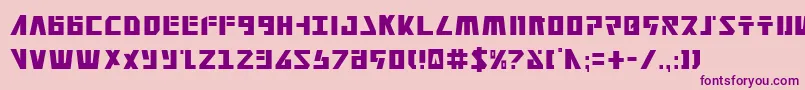Falconv2c Font – Purple Fonts on Pink Background