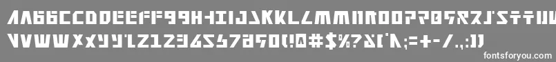 Falconv2c Font – White Fonts on Gray Background