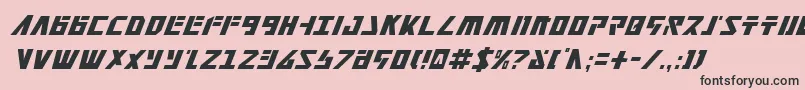 Falconv2ci Font – Black Fonts on Pink Background