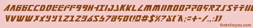 Falconv2ci Font – Brown Fonts on Pink Background