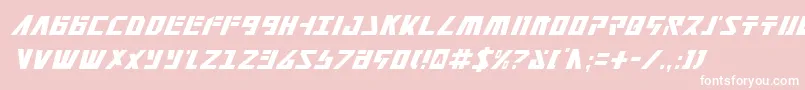 Falconv2ci Font – White Fonts on Pink Background