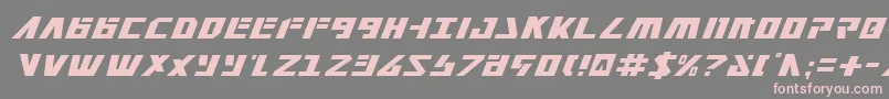 Falconv2i-Schriftart – Rosa Schriften auf grauem Hintergrund