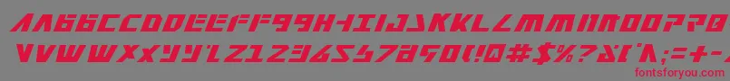 Falconv2i Font – Red Fonts on Gray Background