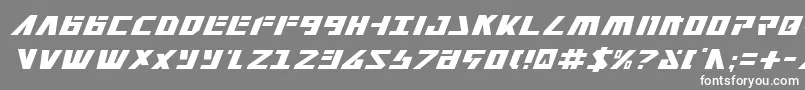 Falconv2i Font – White Fonts on Gray Background
