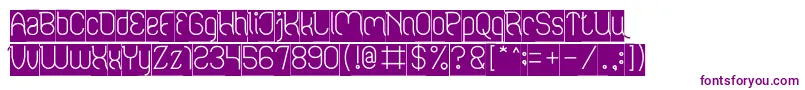 Lisätietoja FALLING IN LOVE Inverse-fontista FALLING IN LOVE Inverse-fontti – violetit fontit
