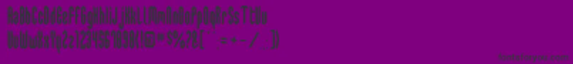 Swediecruel Font – Black Fonts on Purple Background