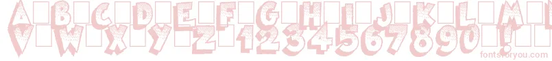 Famous Oldies Font – Pink Fonts on White Background