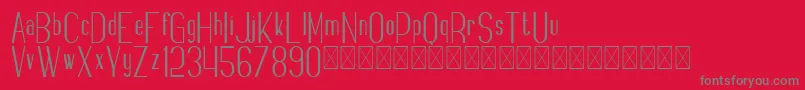 More about Fancy PersonalUse Font Fancy PersonalUse Font – Gray Fonts on Red Background