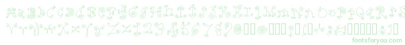 Lisätietoja FancyNancy Regular-fontista FancyNancy Regular-fontti – vihreät fontit valkoisella taustalla