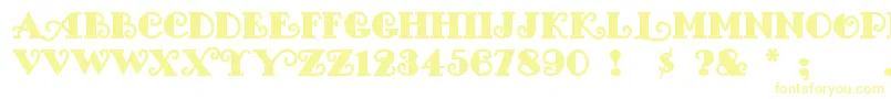 Więcej informacji o czcionce FancyPants Czcionka FancyPants – żółte czcionki