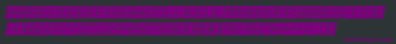 fanfaretickerbackgroundital-fontti – violetit fontit mustalla taustalla