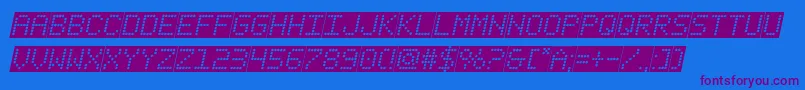 fanfaretickerbackgroundital-fontti – violetit fontit sinisellä taustalla