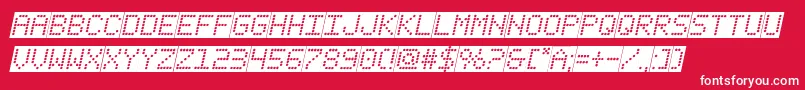 fuente fanfaretickerbackgroundital – Fuentes Blancas Sobre Fondo Rojo