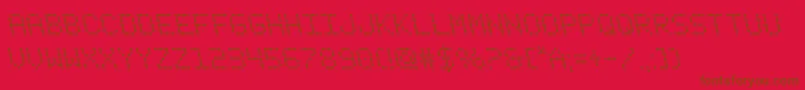 More about fanfaretickerleft Font fanfaretickerleft Font – Brown Fonts on Red Background