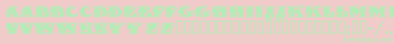 Lisätietoja Fantasti-fontista Fantasti-fontti – vihreät fontit vaaleanpunaisella taustalla