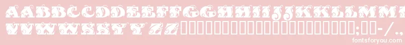 Fantasti Font – White Fonts on Pink Background