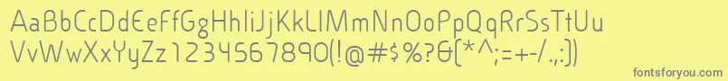More about CineplexLtRegular Font CineplexLtRegular Font – Gray Fonts on Yellow Background