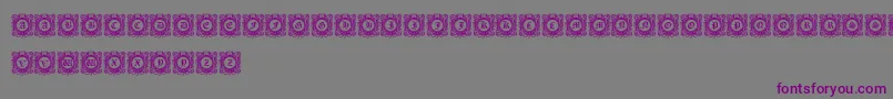 FantasyCapitals Font – Purple Fonts on Gray Background