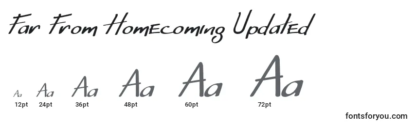 Far From Homecoming Updated Font Sizes
