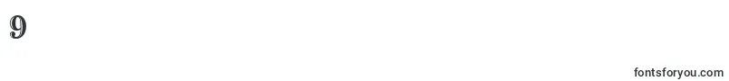 フォントCheltenhamHtdOsItcTt – フォント数字9