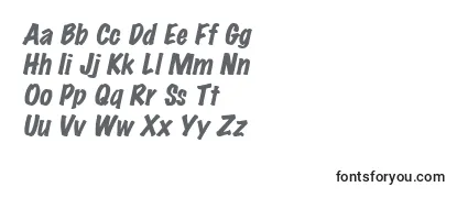 MarkingpenheavyItalic Font