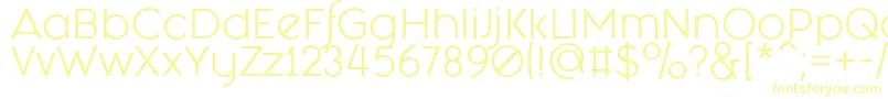 Fashion Fetish Regular Font – Yellow Fonts on White Background