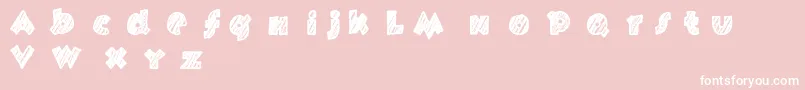 Fast Foont Font – White Fonts on Pink Background