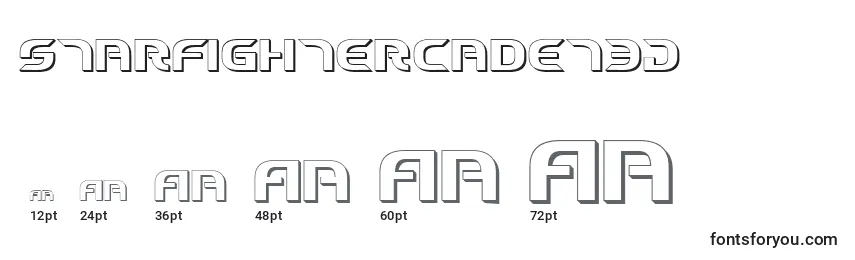 StarfighterCadet3D Font Sizes