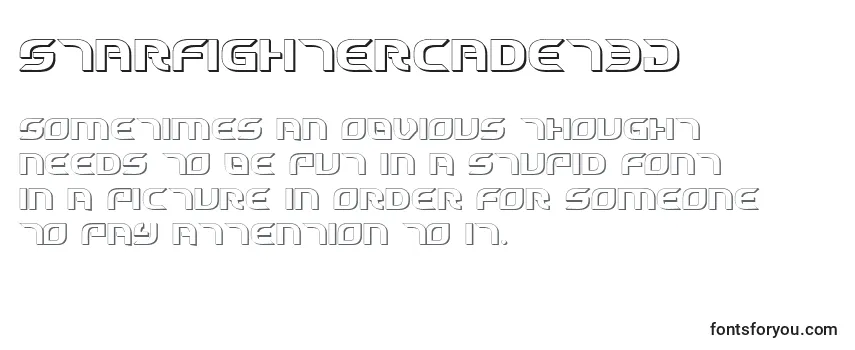 StarfighterCadet3D Font