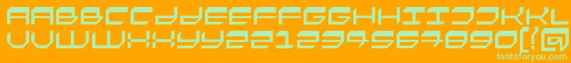 FASTO    Font – Green Fonts on Orange Background