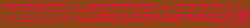 FASTO    Font – Red Fonts on Brown Background