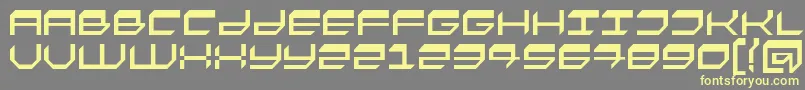 FASTO    Font – Yellow Fonts on Gray Background